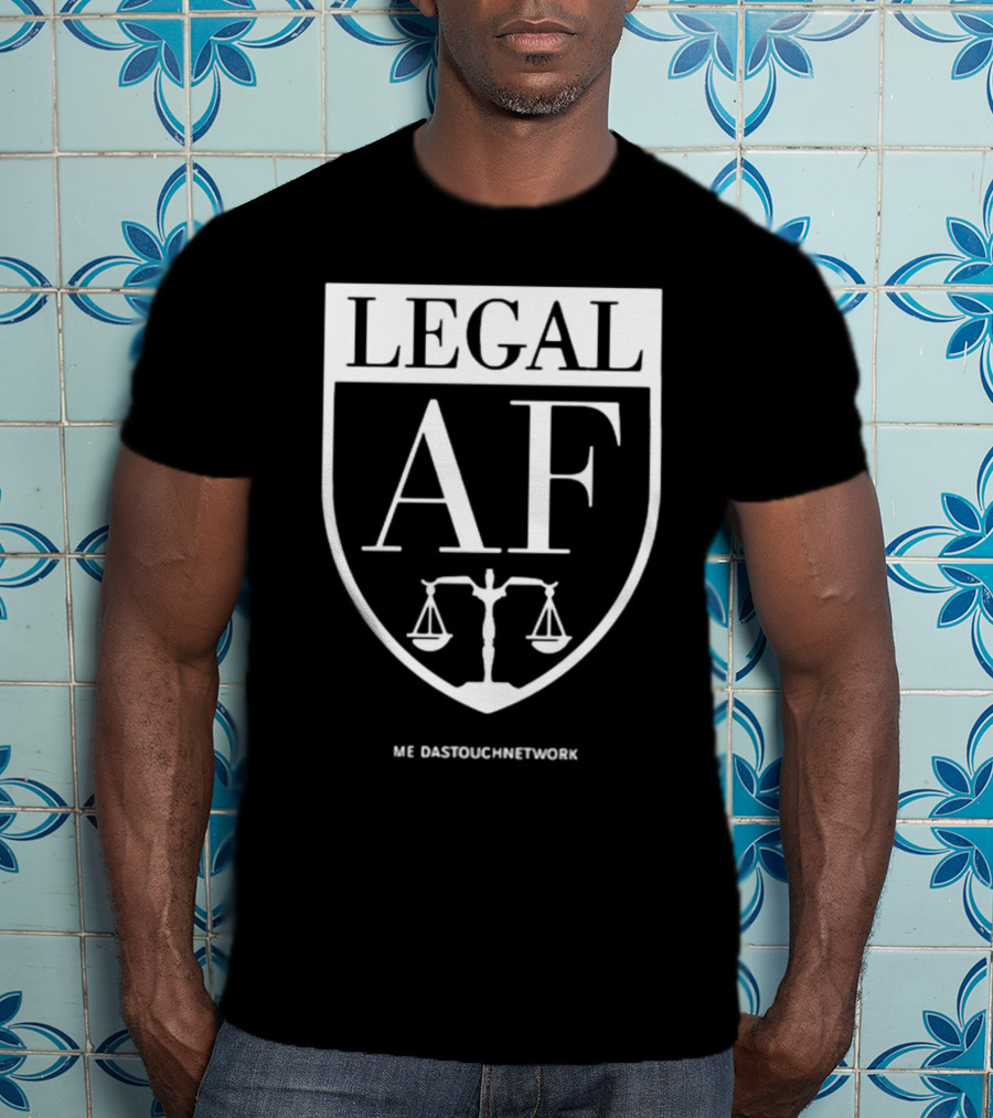 Karen F Agnifilo Legal AF MeidasTouch Network Scales Of Justice Emblem T-Shirt