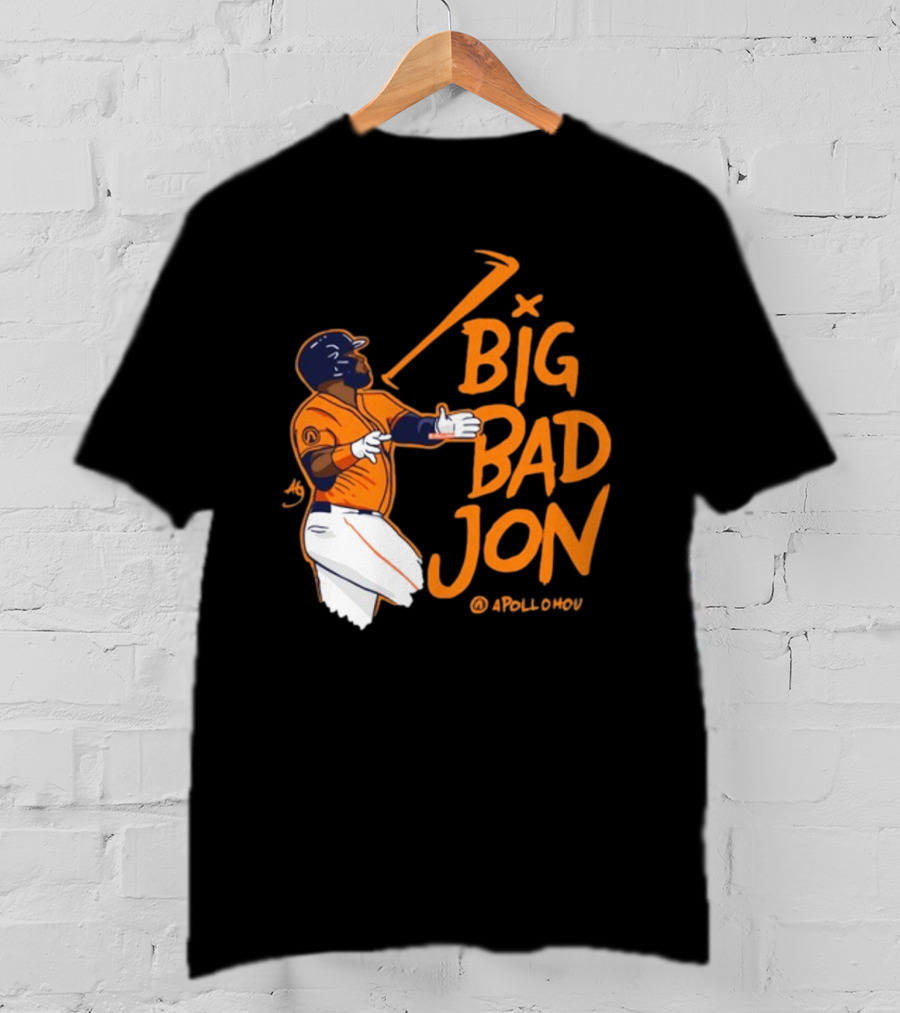 Big Bad Jon Singleton Apollo Houston Baseball Player T-Shirt