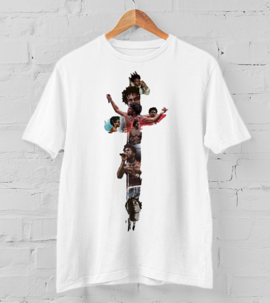 Saintjhn God Cross Collage T-Shirt