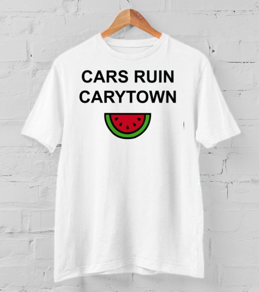 Cars Ruin Carytown Watermelon Slice Image T-Shirt