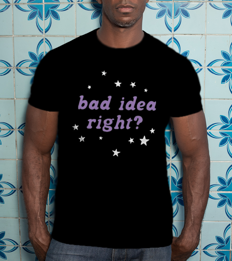 Bad Idea Right Stars Theme Olivia Rodrigo T-Shirt