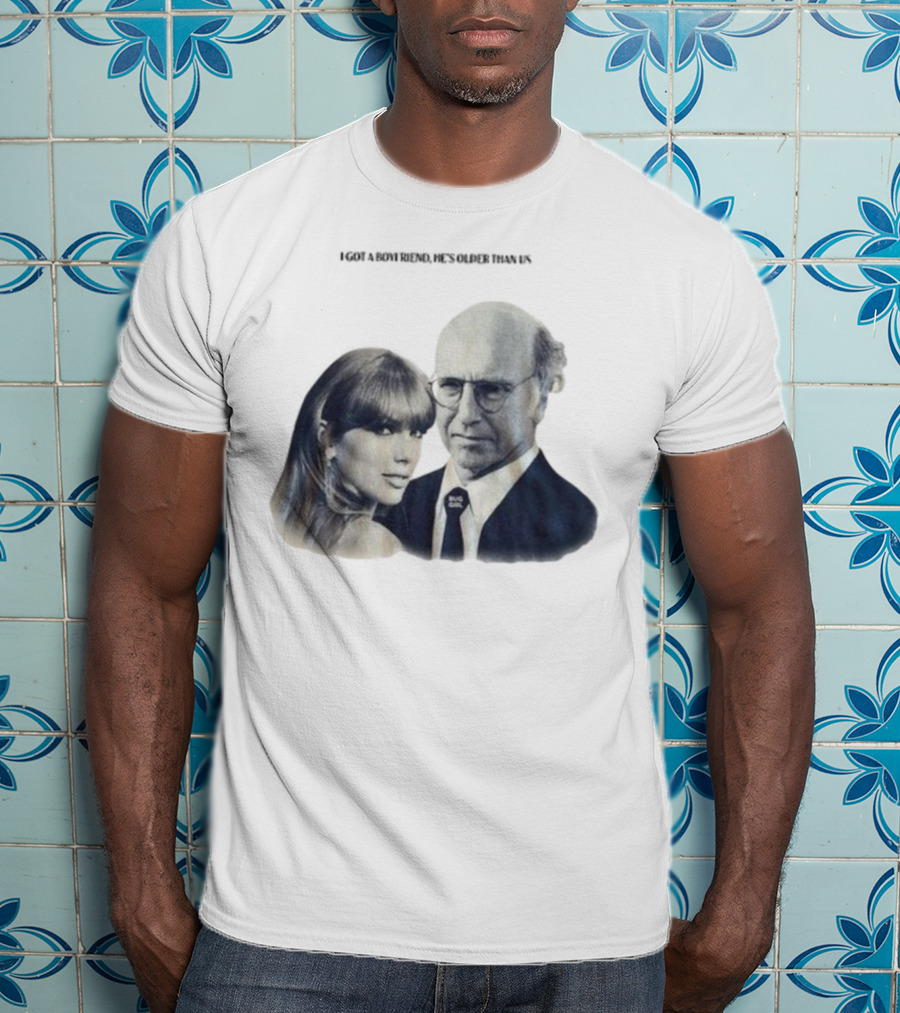 Buggirl200 Larry David Swiftie Baseball Photo Mashup T-Shirt