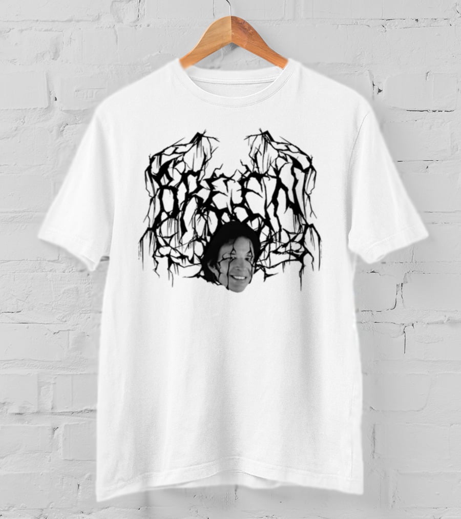 Breen Heavy Metal Style Face T-Shirt