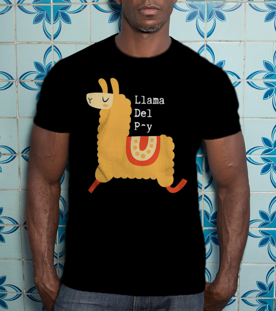 Llama Del P~y Funny Music T-Shirt