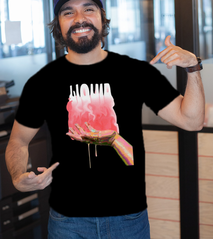 Abel Idume Unbelievably Liquid Barbie Melting Hand T-Shirt