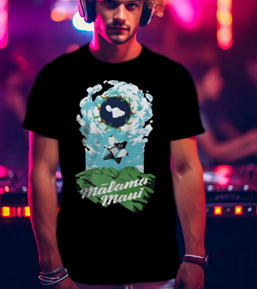 Bungie Foundation Malama Maui Island Cloud Ghost T-Shirt