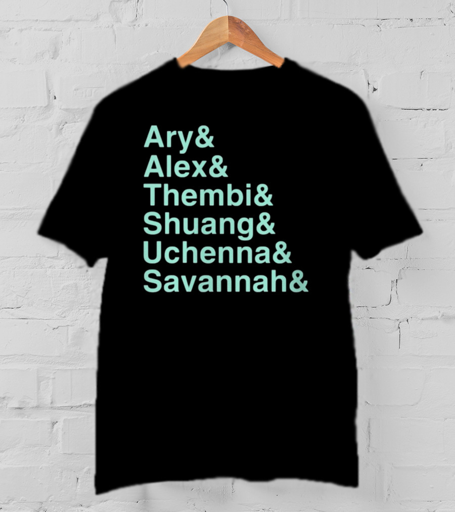 Racing Louisville FC Ary Alex Thembi Shuang Uchenna Savannah Players Names T-Shirt