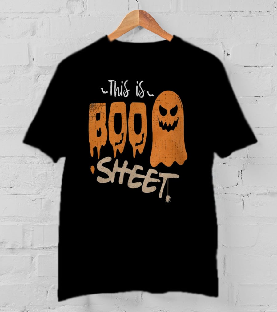 This Is Boo Sheet Halloween Ghost Puns T-Shirt