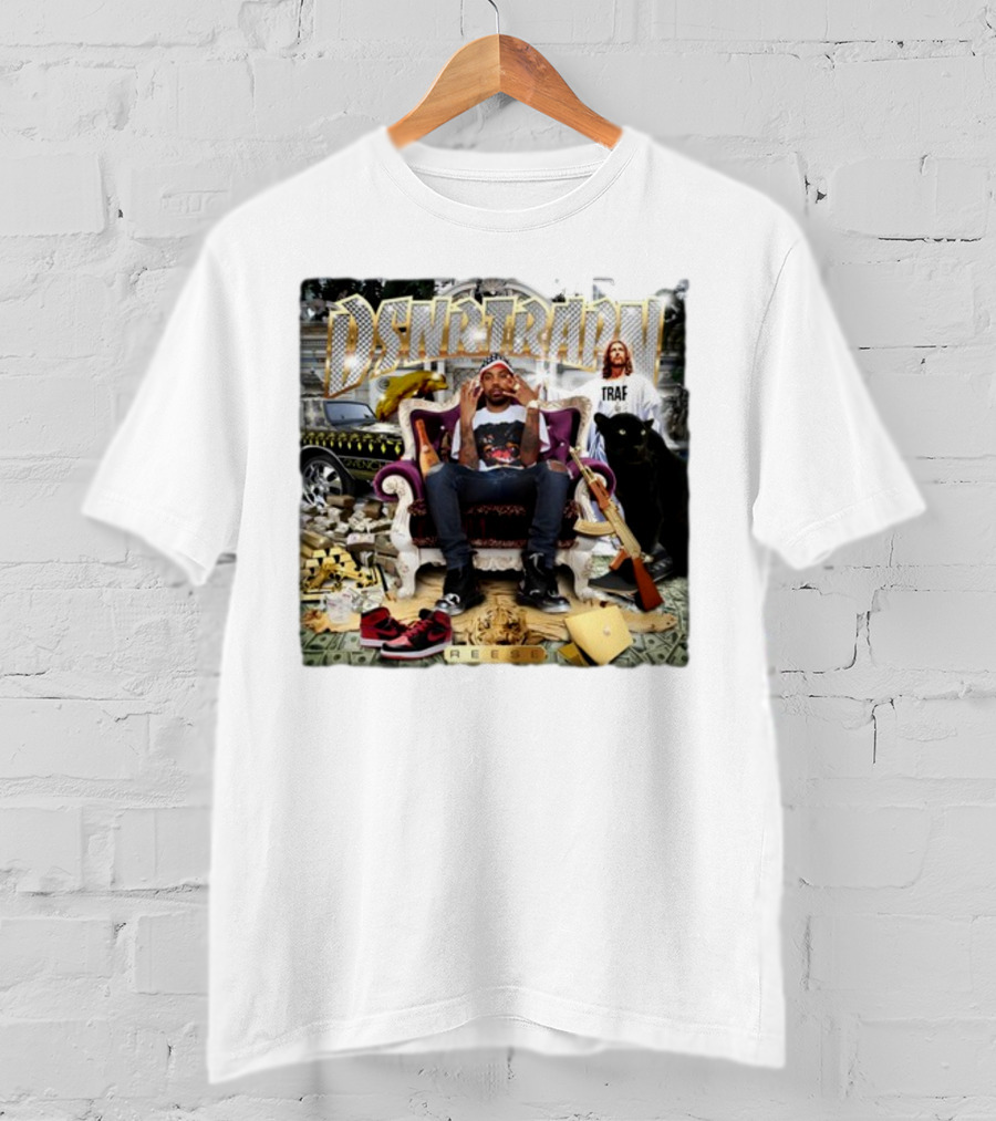 DSNRTRAPN Reese Throne Money Car Panther Rifle T-Shirt
