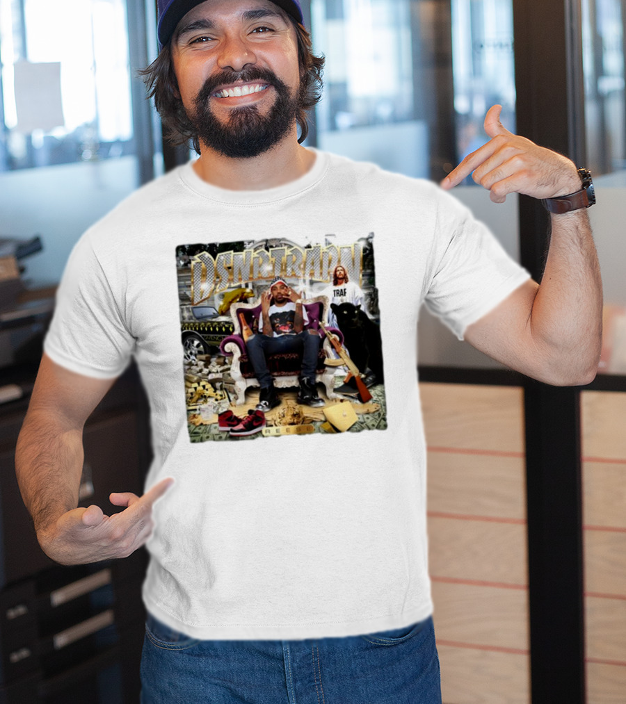 DSNRTRAPN Reese Throne Money Car Panther Rifle T-Shirt