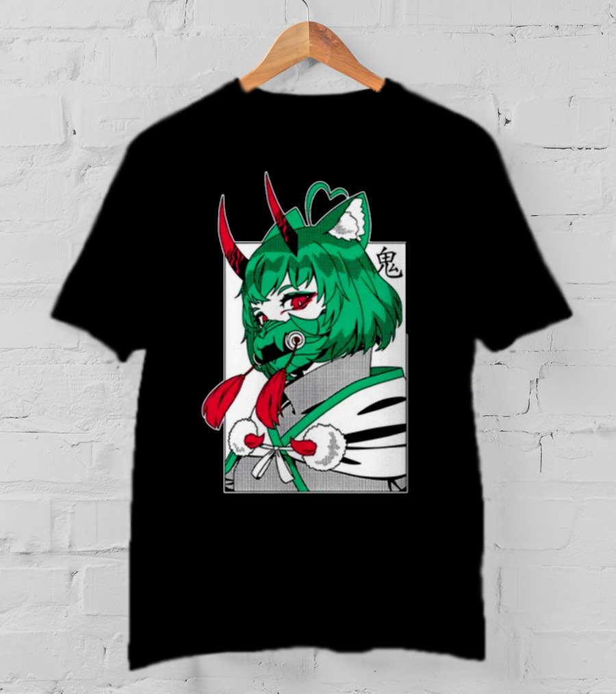 Girl Dm Bundle Anime Style Masked Character Birthday T-Shirt
