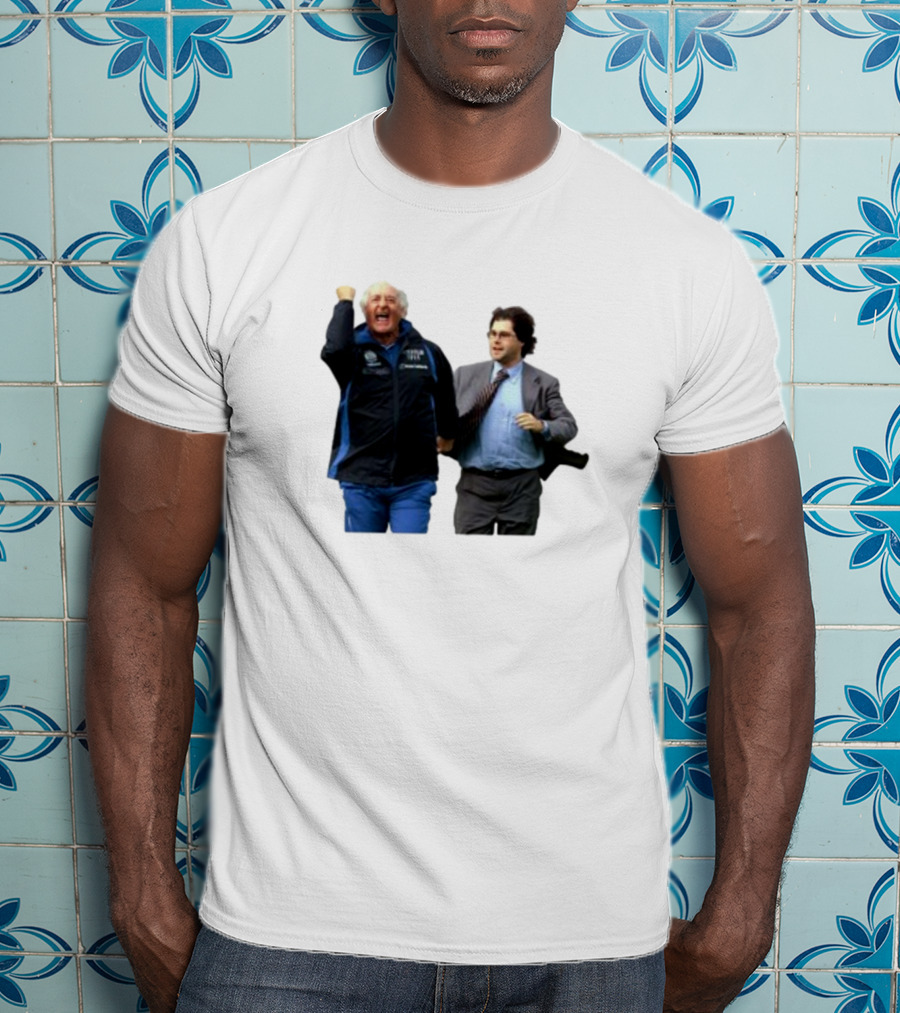 Mazzone Celebrating Sprint Brescia Atalanta Memorable Moment T-Shirt