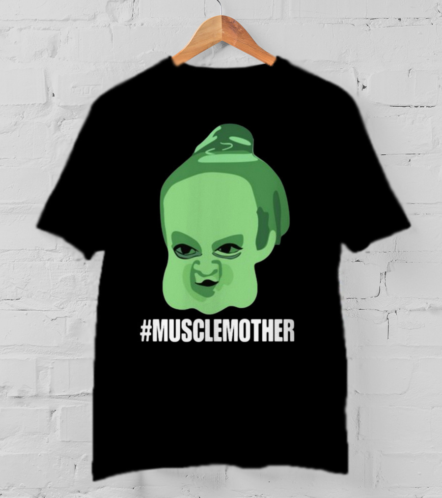 MUSCLEMOTHER Green Head Character T-Shirt