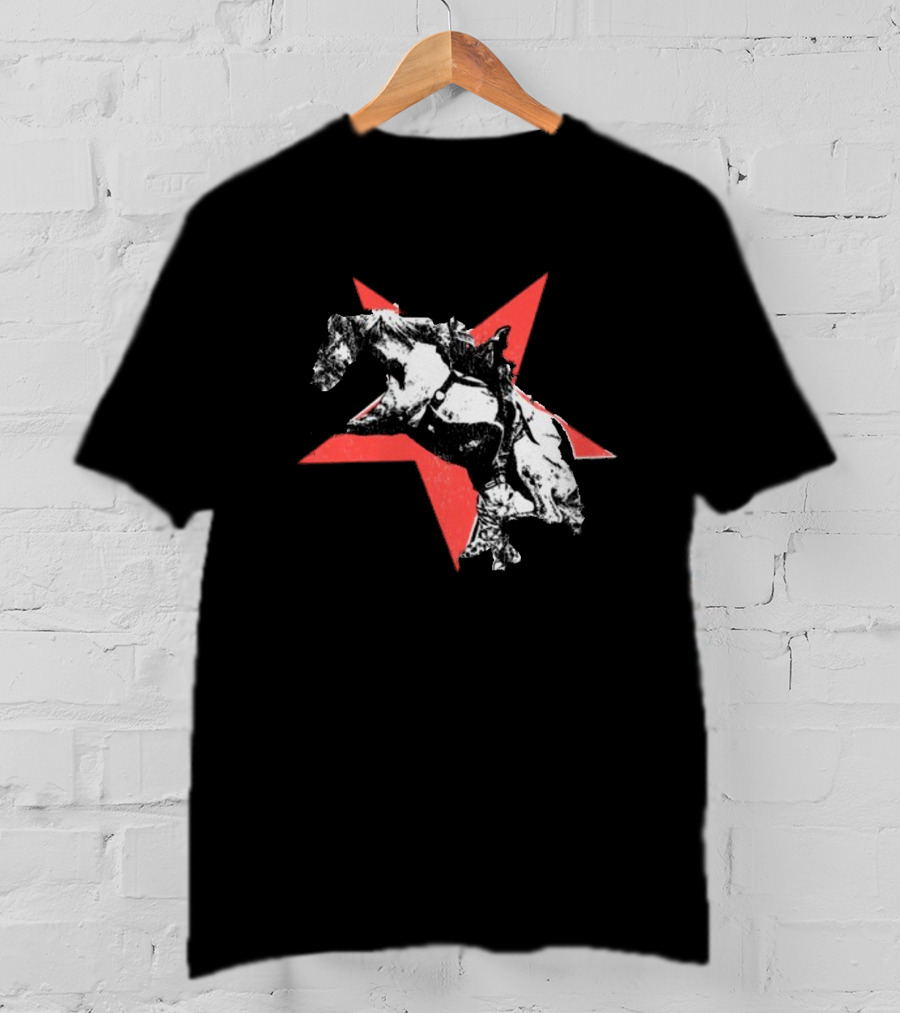Hardjewelry Buck Off Cowboy Rodeo Star T-Shirt