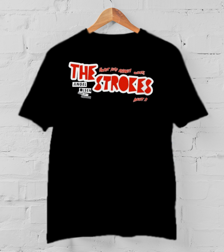 The Strokes Forest Hills Stadium Queens August 19 Angel Olsen T-Shirt