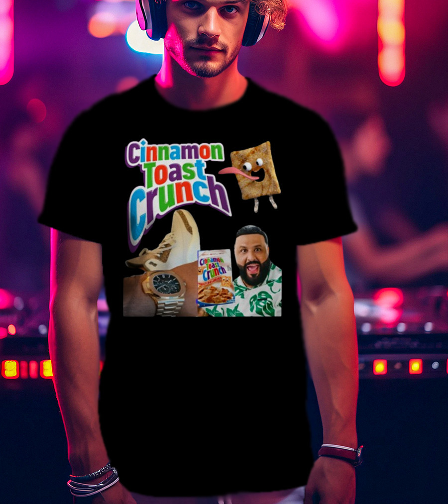 Cinnamon Toast Crunch Meme DJ Khaled Watch Sneakers Cereal T-Shirt
