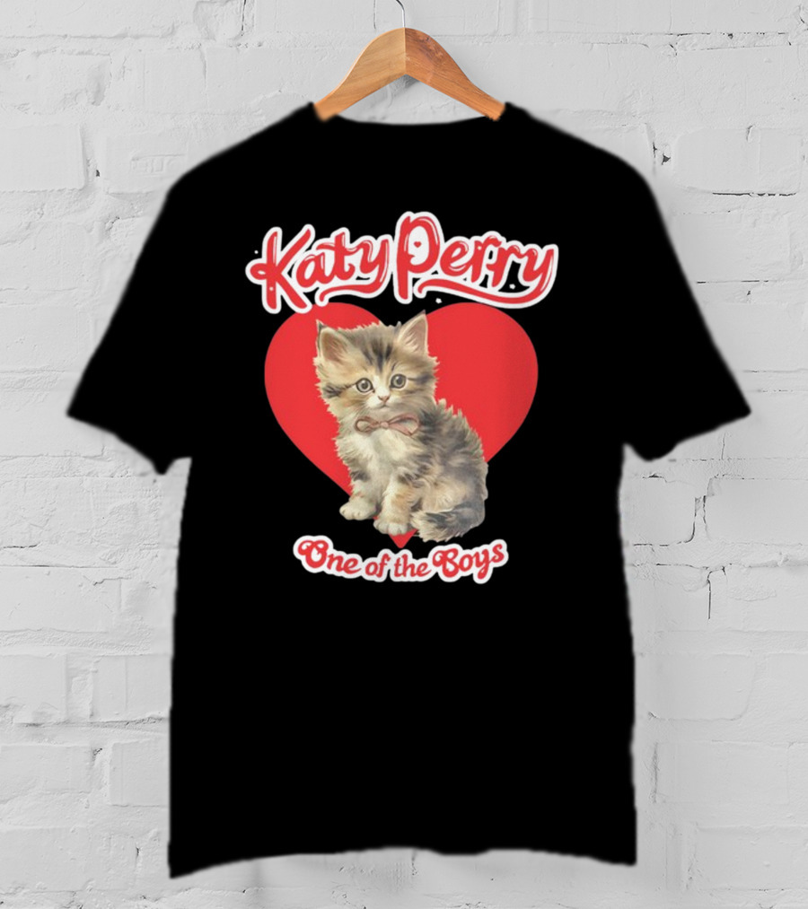 Katy Perry Cat One Of The Boys New T-Shirt