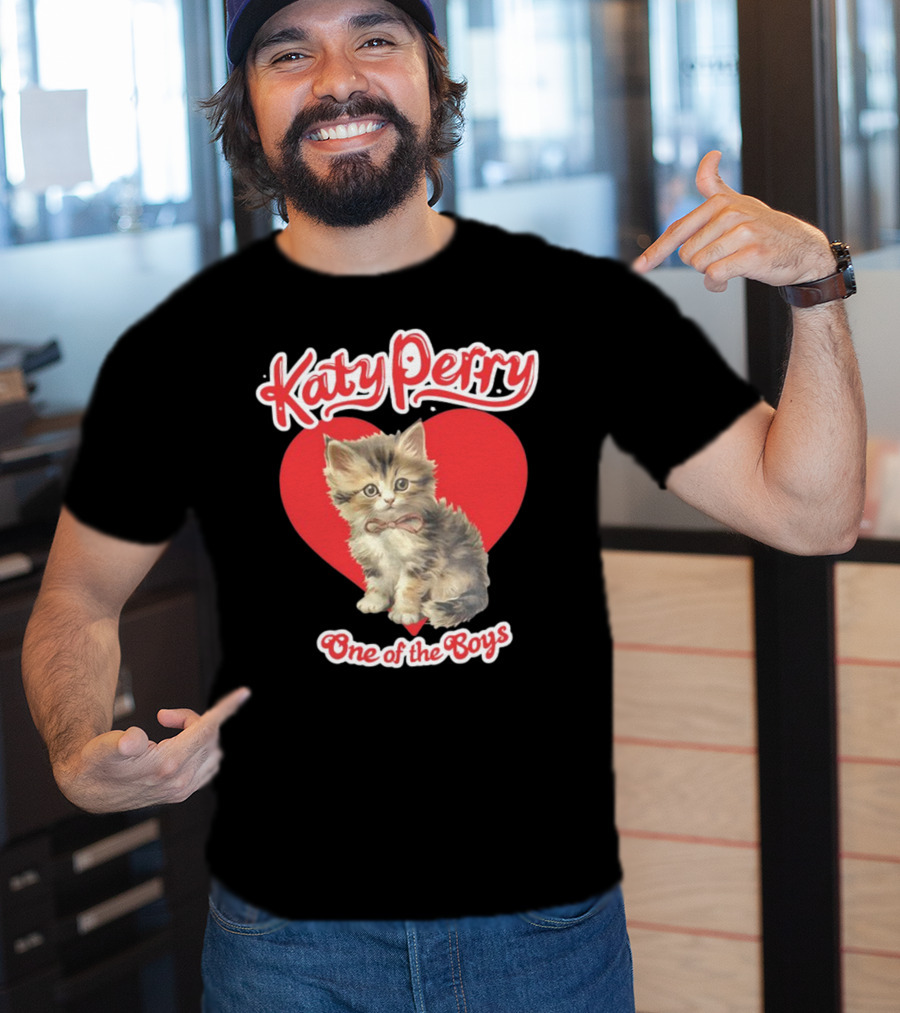 Katy Perry Cat One Of The Boys New T-Shirt