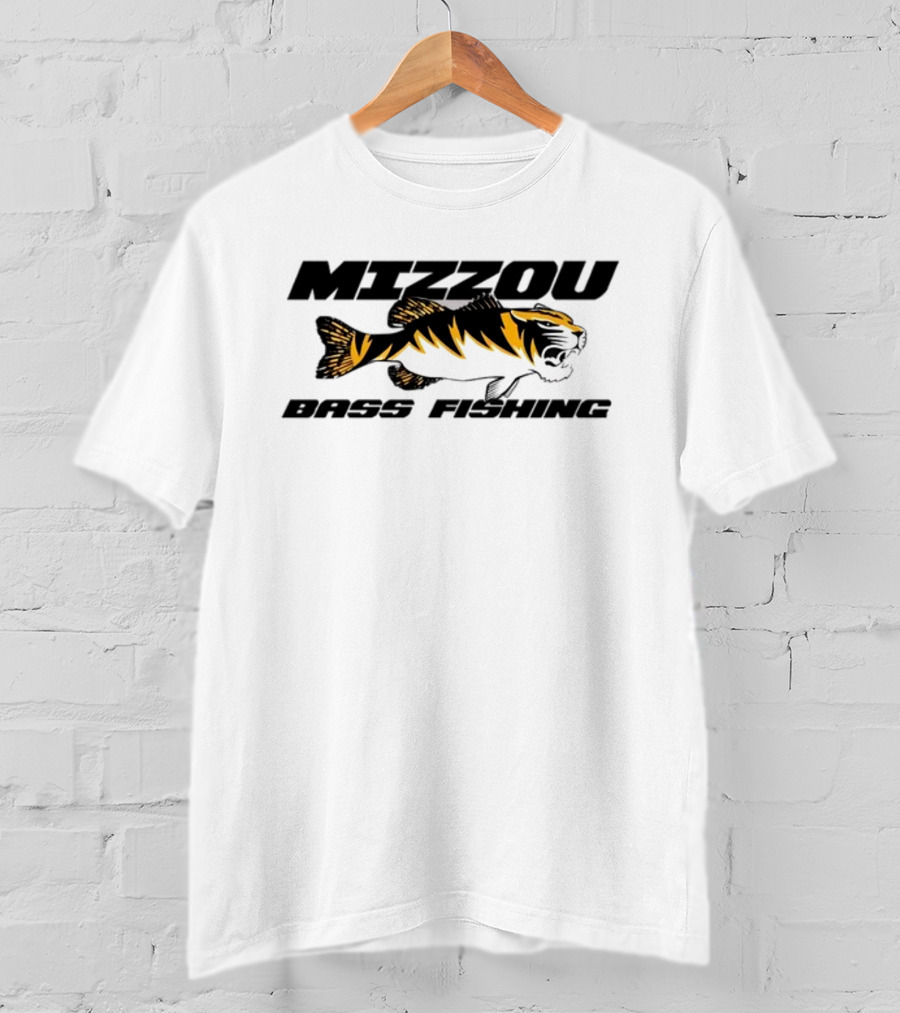 Mizzou Bass Fishing Tiger Stripe T-Shirt