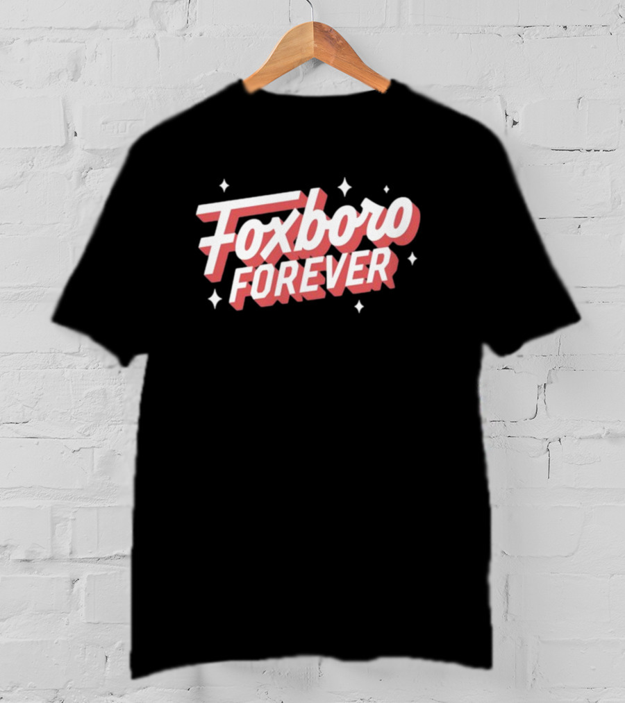 Foxboro Forever Vintage Style Retro Typography T-Shirt