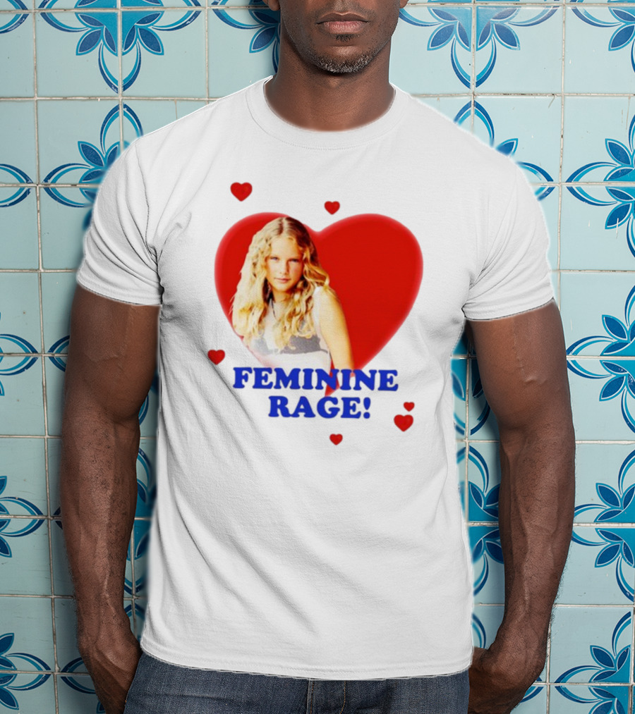 Feminine Rage Heart T-Shirt