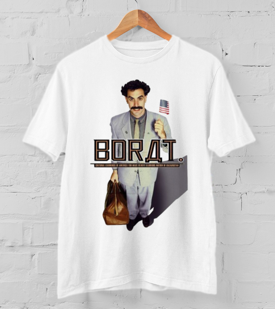 Borat Cultural Learnings Of America For Make Benefit Glorious Nation Of Kazakhstan Flag Suitcase T-Shirt