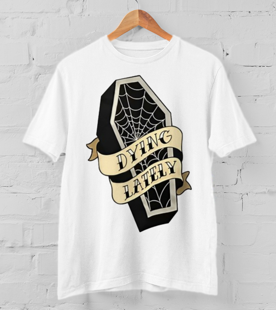 Iamjakehill Coffin Dying Lately Spiderweb T-Shirt
