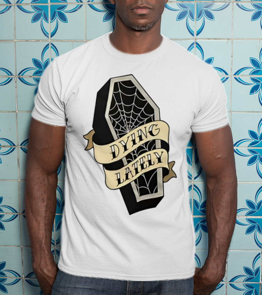 Iamjakehill Coffin Dying Lately Spiderweb T-Shirt