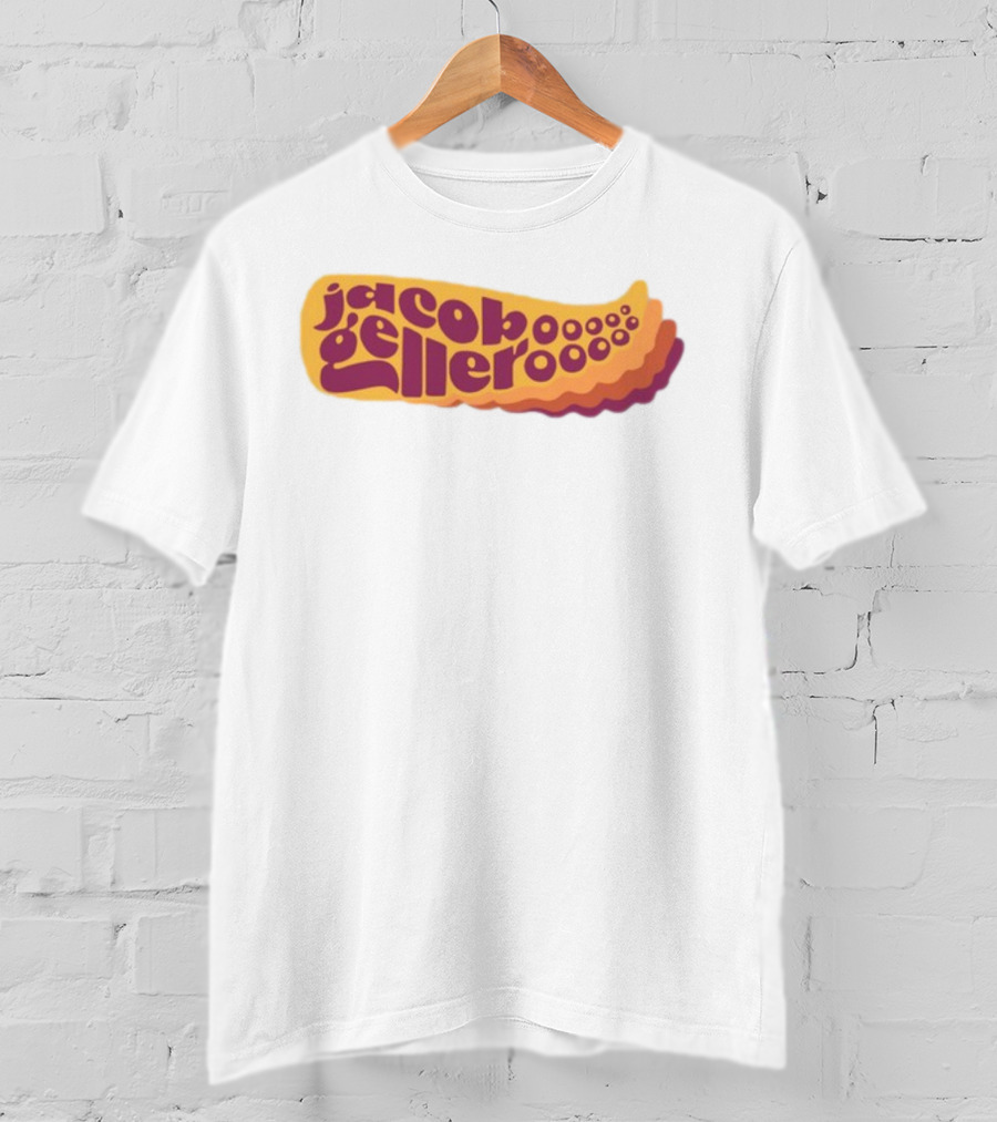 Jacob Geller Kraken Retro Waves Text T-Shirt