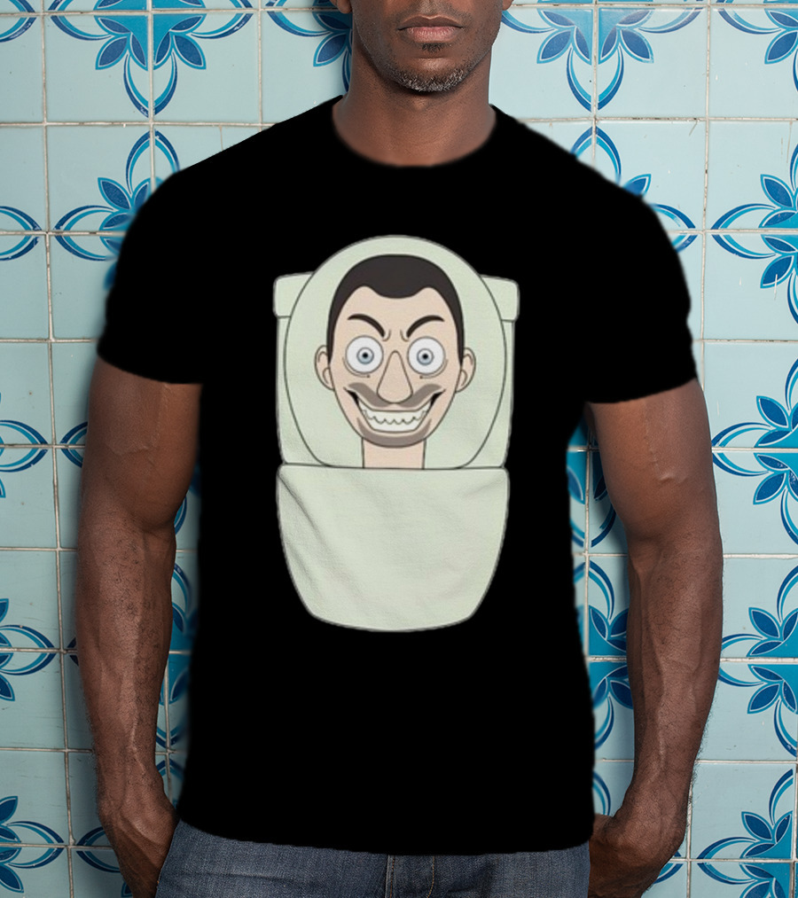 Skibidi Toilet Youtooz New Creepy Toilet Head Meme T-Shirt