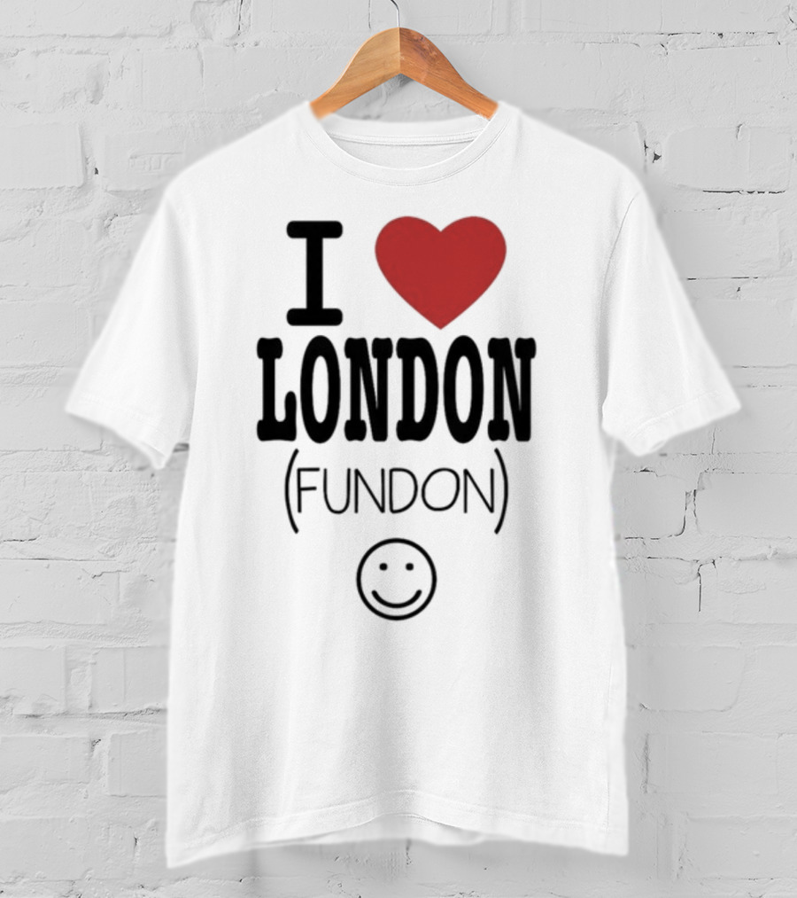 Taylor Swift's I Heart London Fundon Smiley T-Shirt