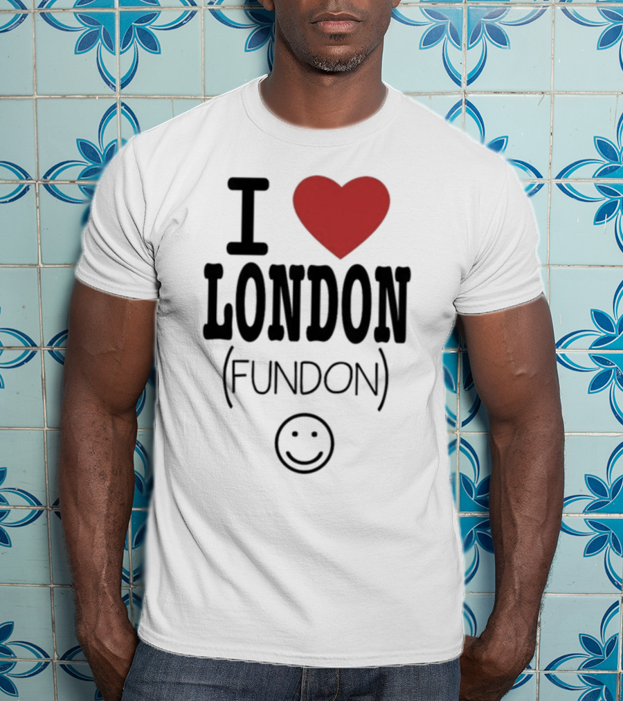 Taylor Swift's I Heart London Fundon Smiley T-Shirt