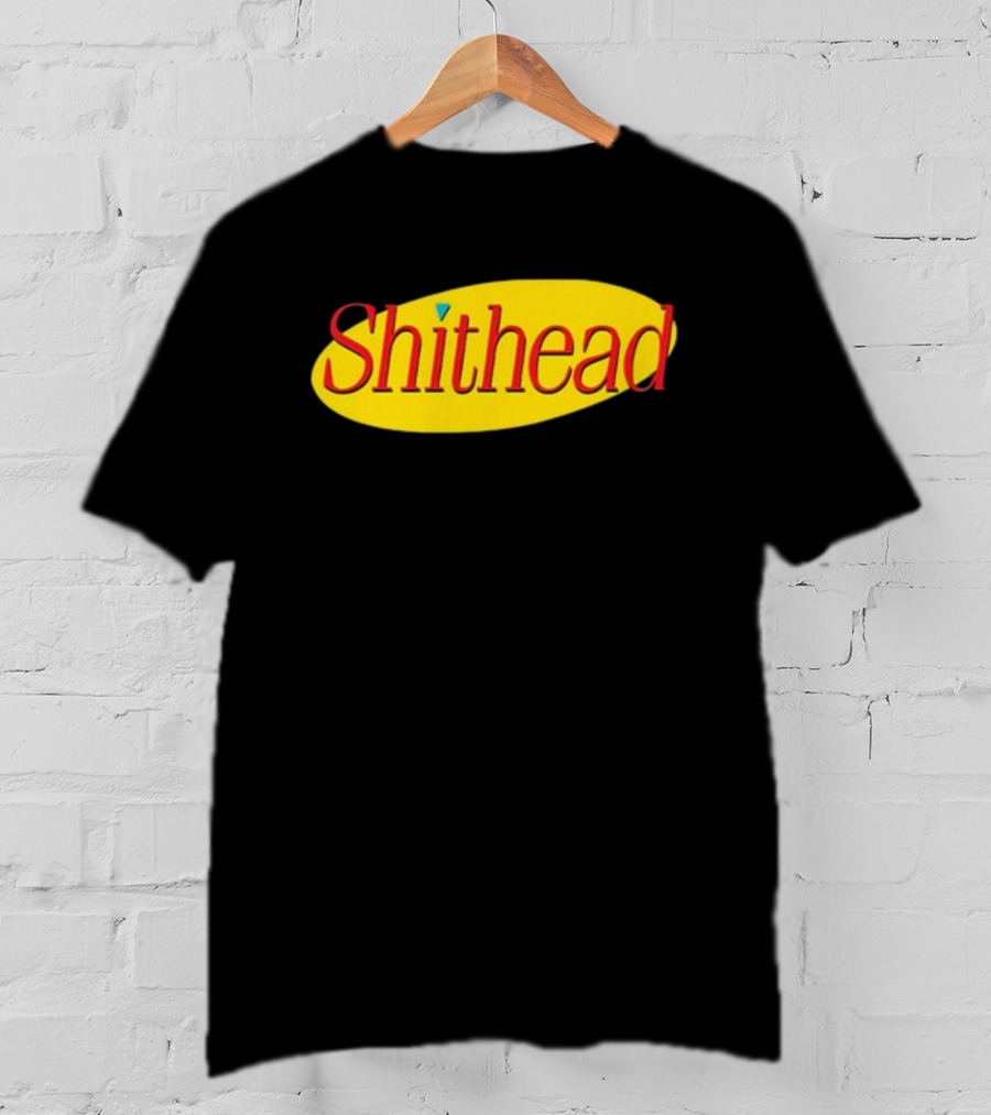 Shithead Yellow Oval T-Shirt