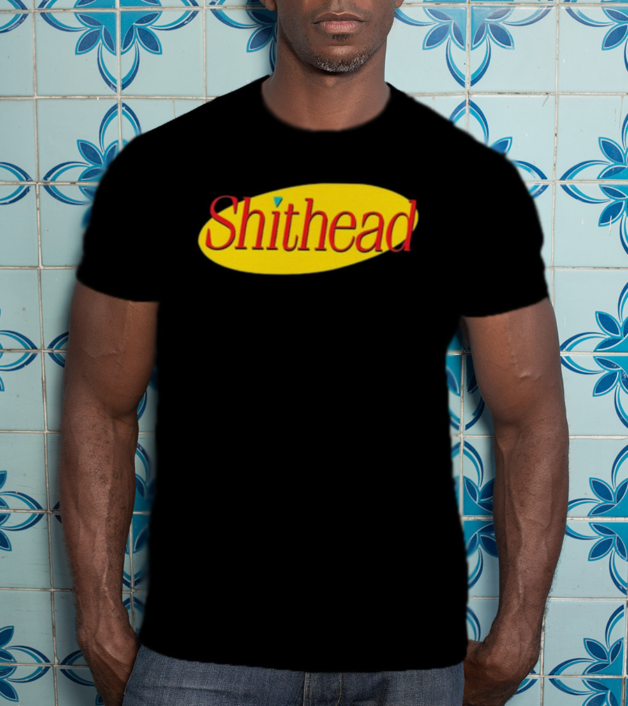 Shithead Yellow Oval T-Shirt