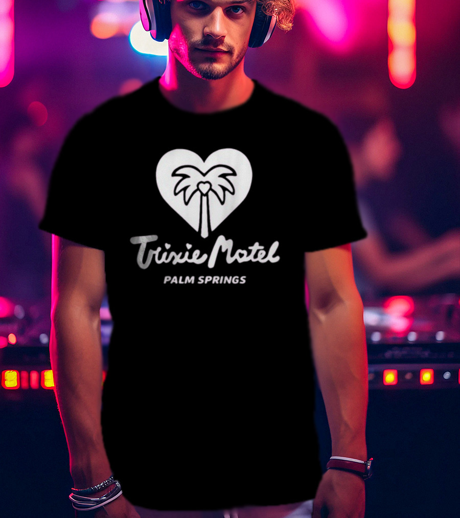 Trixie Motel Palm Springs Heart Tree T-Shirt