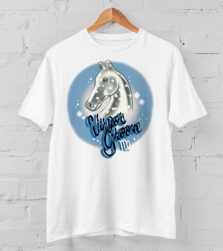Virgo's Groove Disco Horse Party T-Shirt
