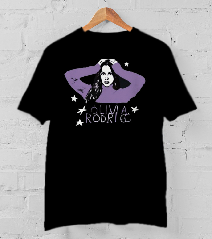 Concertleaks Olivia Rodrigo New Star Portrait Purple T-Shirt