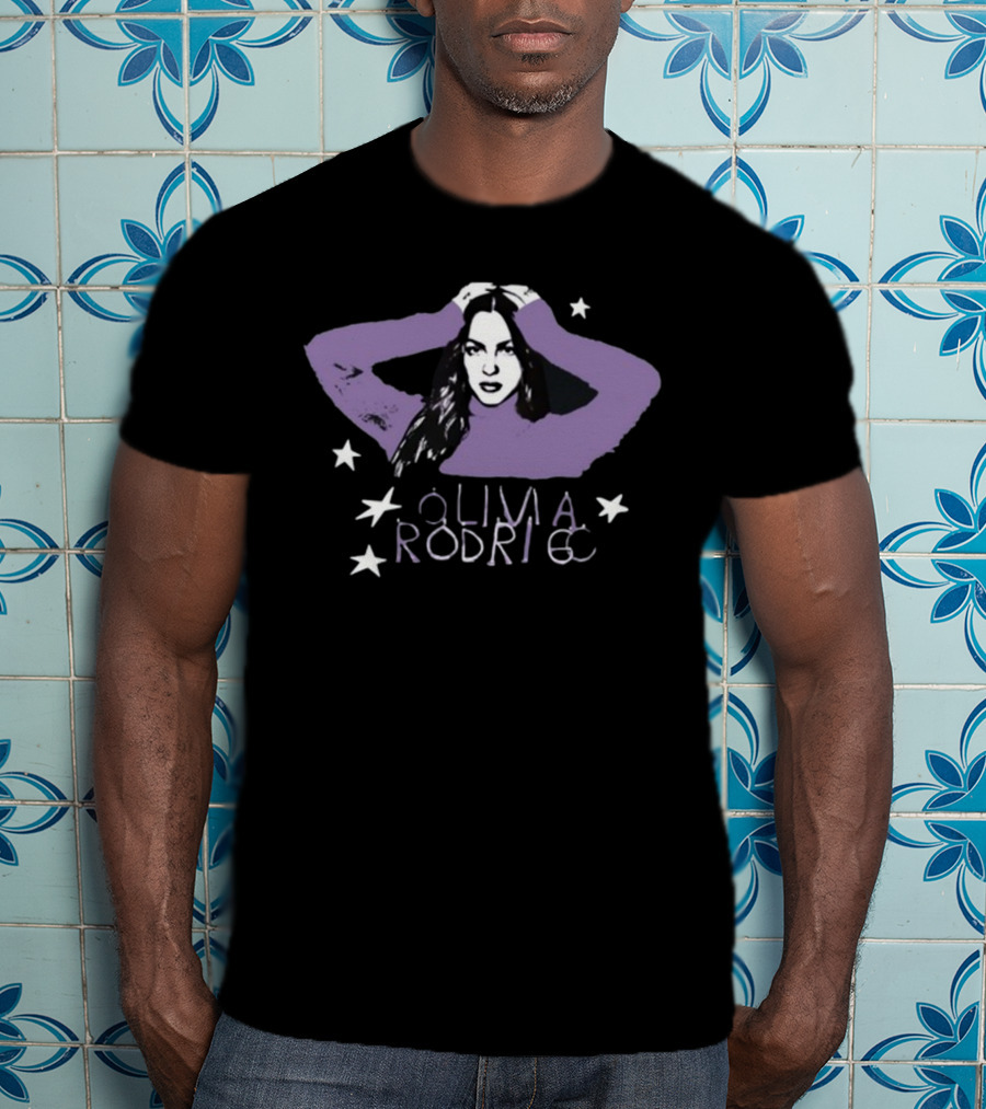 Concertleaks Olivia Rodrigo New Star Portrait Purple T-Shirt