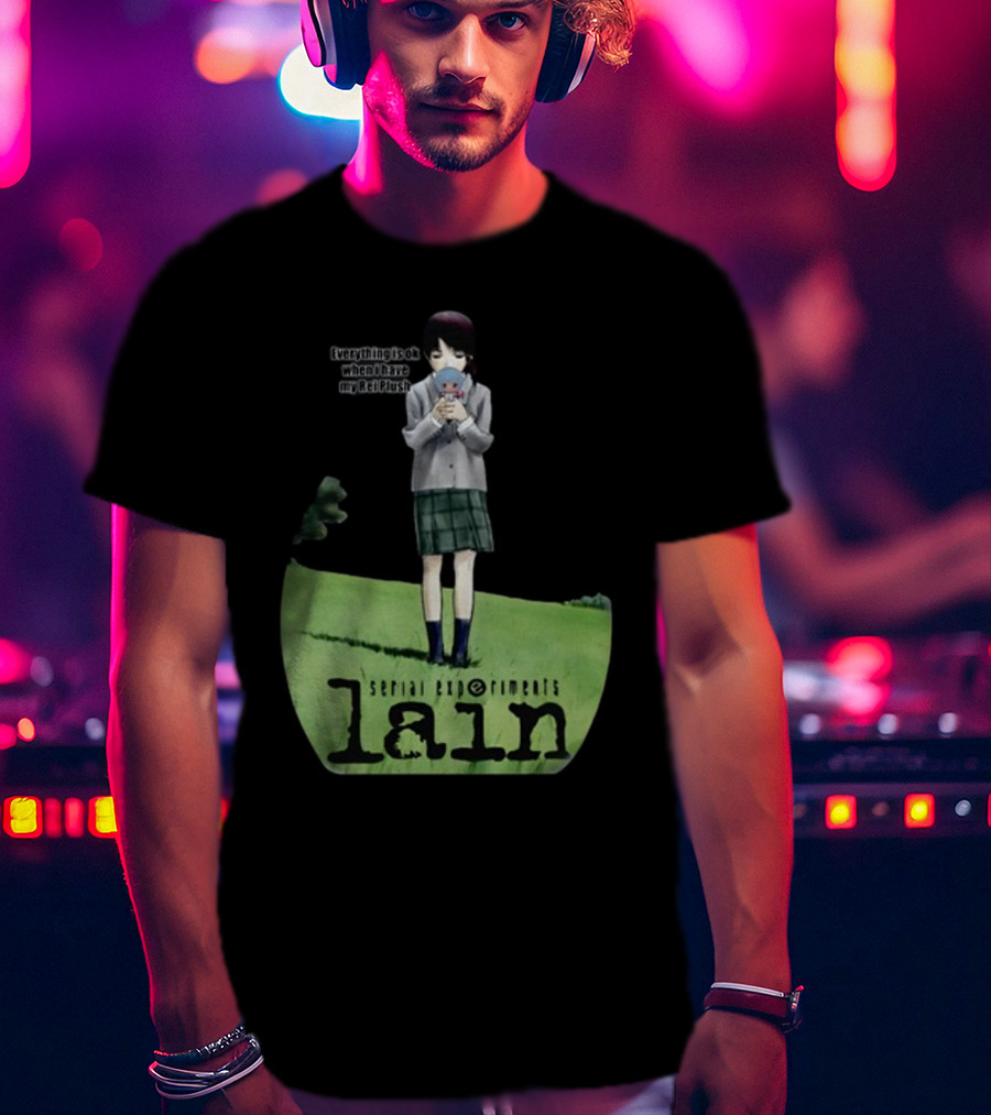 Serial Experiments Lain Everything Is Ok When I Have My Rei Plush T-Shirt