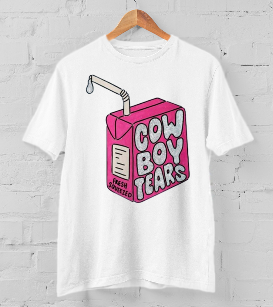 Cowboy Tears Fresh Squeezed Milk Carton T-Shirt