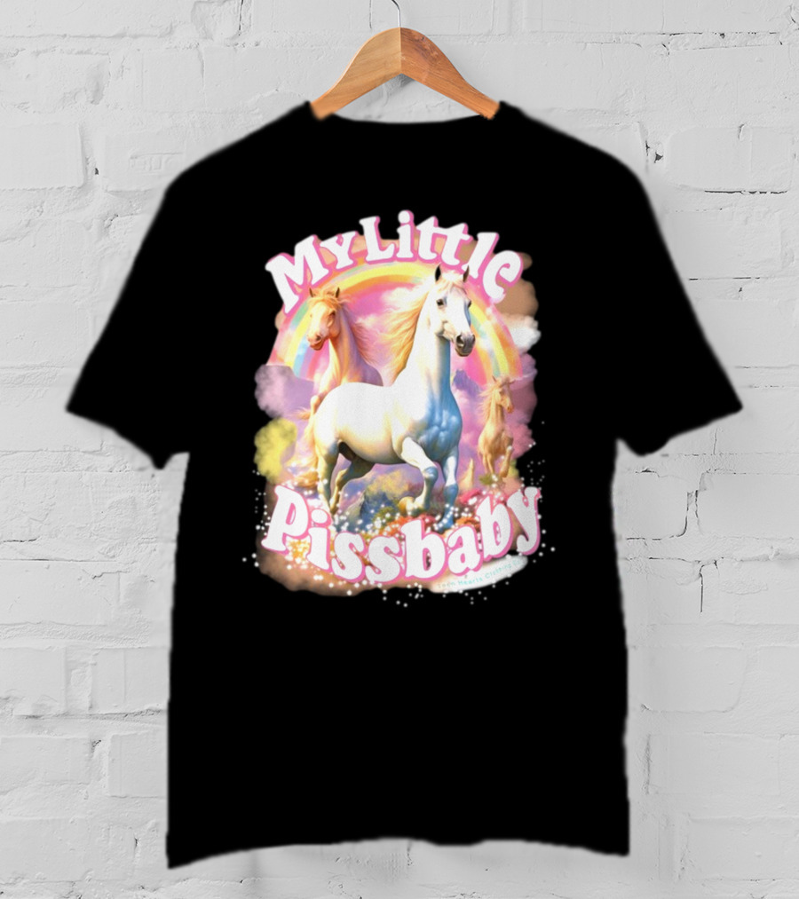 My Little Pissbaby Rainbow Horses T-Shirt