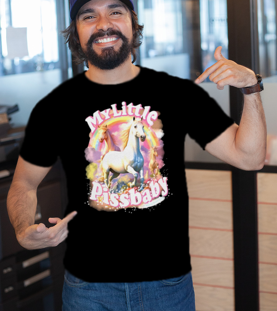 My Little Pissbaby Rainbow Horses T-Shirt
