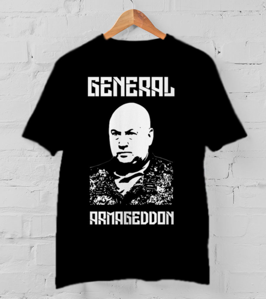 General Armageddon Gearbubble Bold Military Commander T-Shirt