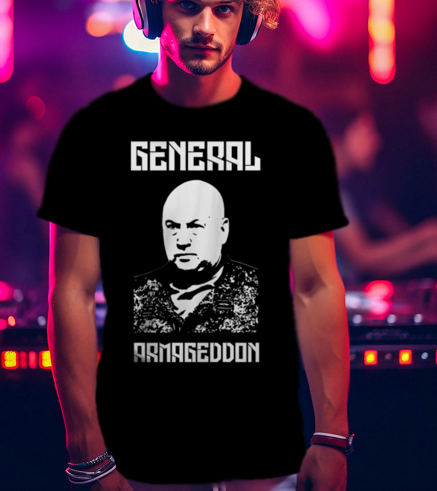 General Armageddon Gearbubble Bold Military Commander T-Shirt