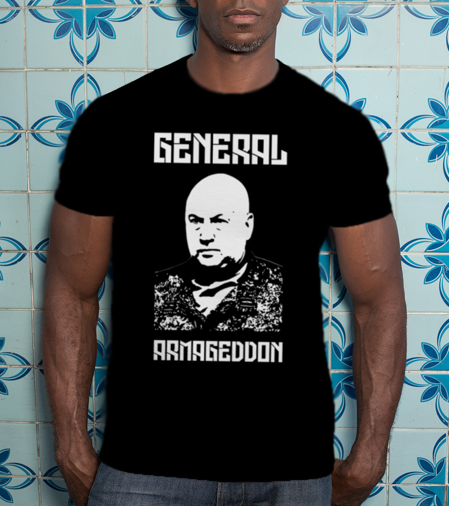 General Armageddon Gearbubble Bold Military Commander T-Shirt