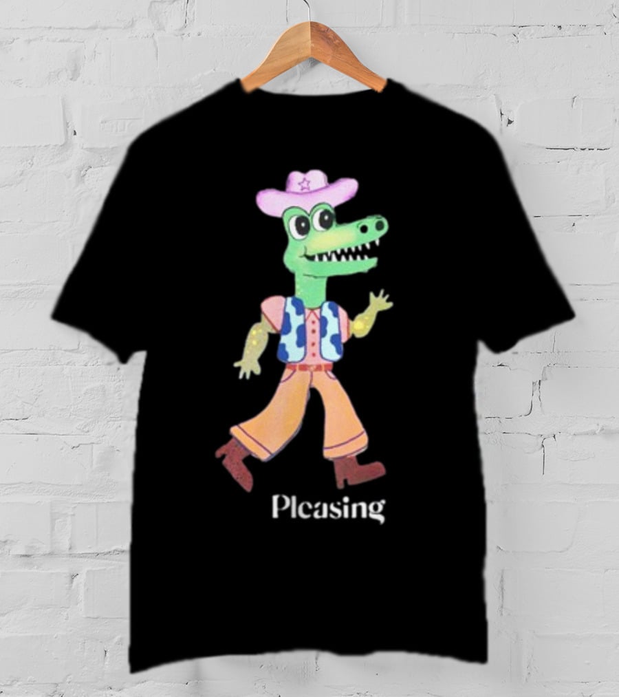 Pleasing Fancy Friends The Green Frog With Envy Cowboy Crocodile T-Shirt