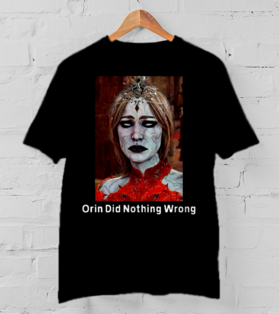 Orin Did Nothing Wrong Mysterious Gothic Character T-Shirt