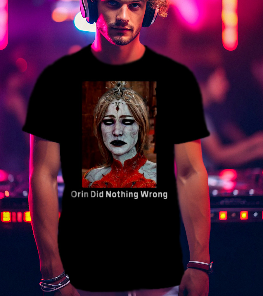 Orin Did Nothing Wrong Mysterious Gothic Character T-Shirt