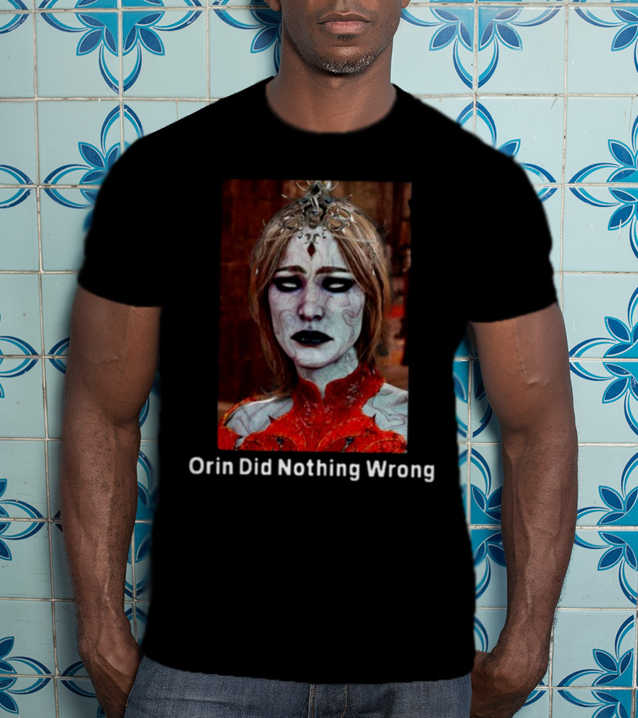 Orin Did Nothing Wrong Mysterious Gothic Character T-Shirt