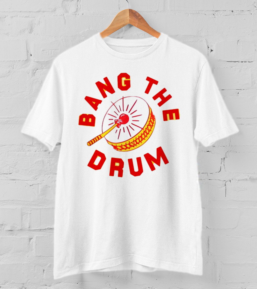 Bang The Drum Classic Percussion Icon T-Shirt